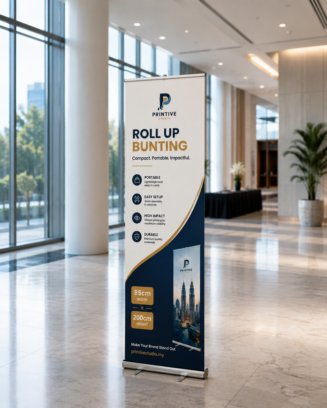 Roll Up Bunting Printing Malaysia